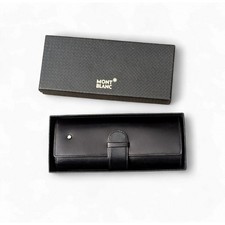 Montblanc Traveller 147 custodia per penna in pelle nera