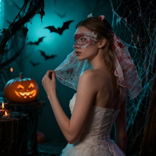 Maschera per occhi pizzo di - in,
