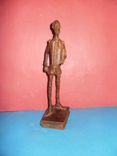Statuina vintage in legno Don