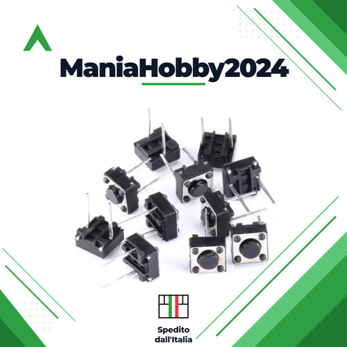 10x micro interruttori tattile - 10x,