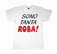 MAGLIETTA  DA BIMBO BIANCA CON STAMPA DIGITALE DIRETTA TITOLO: TANTA ROBA