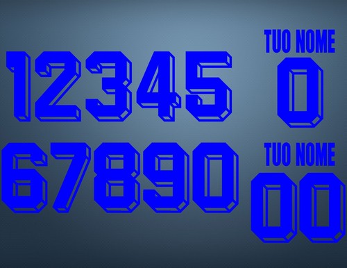Numeri per maglia calcio anni - per,