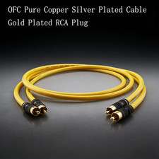 Coppia OFC Cavo RCA Placcato