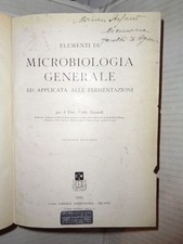 ELEMENTI DI MICROBIOLOGIA GENERALE Carlo Arnaudi ambrosiana 1945 fermentazione
