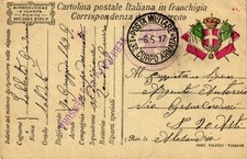 1917 - CARTOLINA MILITARE IN
