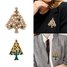 Spilla natale con strass - spilla,