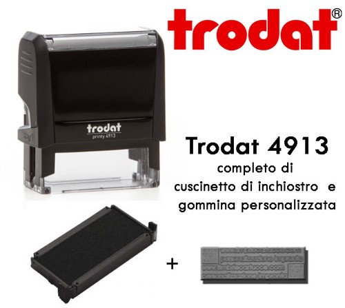 Timbro personalizzato trodat - personalizzato,