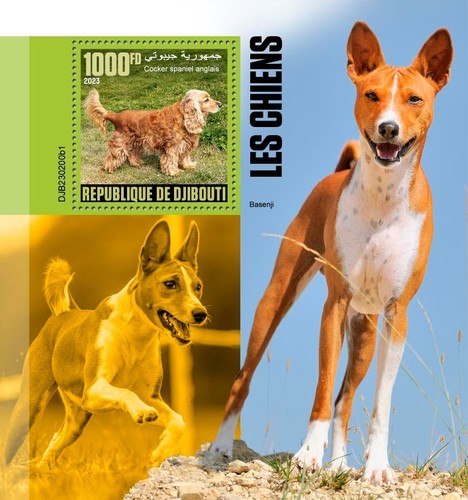 Francobolli cani inglese - francobolli,