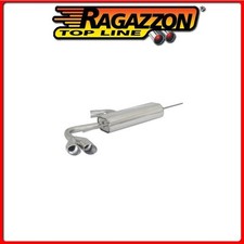 50.0225.65#2 AUDI TT (TYP 8J) 2006>>2014 SCARICO SPORTIVO INOX CON TERMINALI ROT