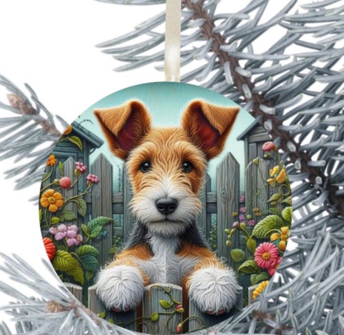 Fox terrier cane - fox, appendere
