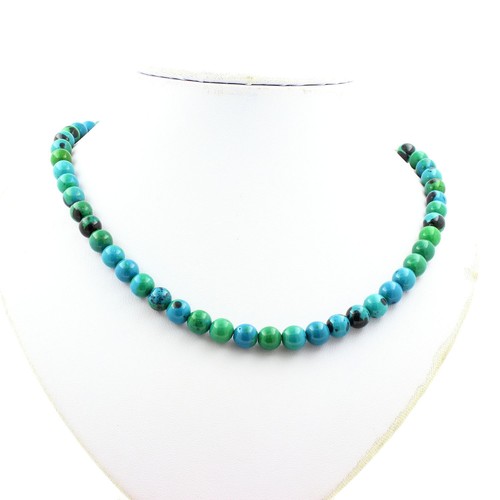 Collana perle crisocolla - perle,