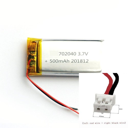Rechargeable 500mah - 3.7v,