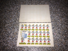 FOGLIO SOLDATINI CARTA GUARDA REAL GREGA....BRUGUERA ANNI 60 PAPER SOLDIER 23x16