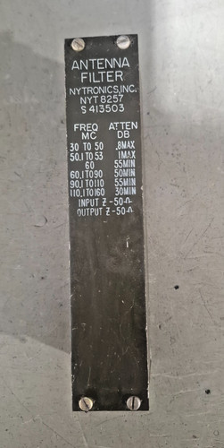 Filtro antenna nytronics - filtro,