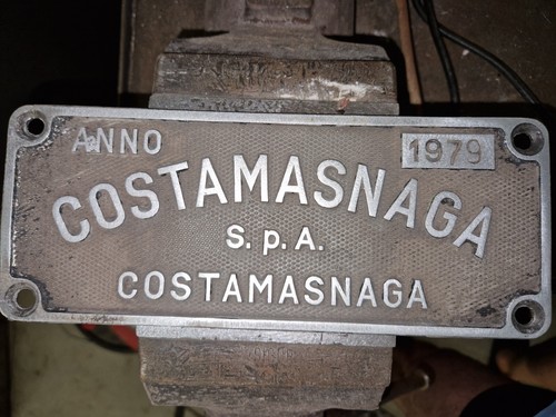 Vecchia targa insegna vagone - targa,