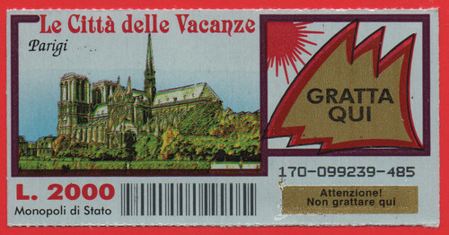 Gratta vinci lotteria - gratta,