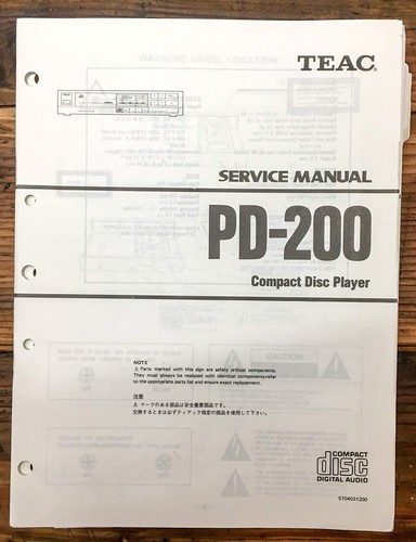 Teac 200 lettore manuale - lettore,