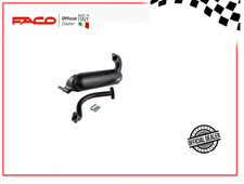 MARMITTA FACO SCARICO ESPANSIONE A SILURO NERA PER VESPA ET3 125 PRIMAVERA