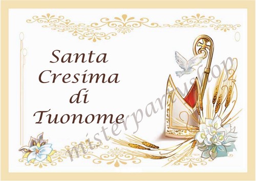 Cialda cresima ostia - ostia, torte