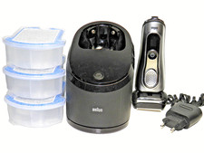 RASOIO ELETTRICO BRAUN SERIES 9 SET COMPLETO CON STAZIONE PULIZIA +3 CARTUCCE