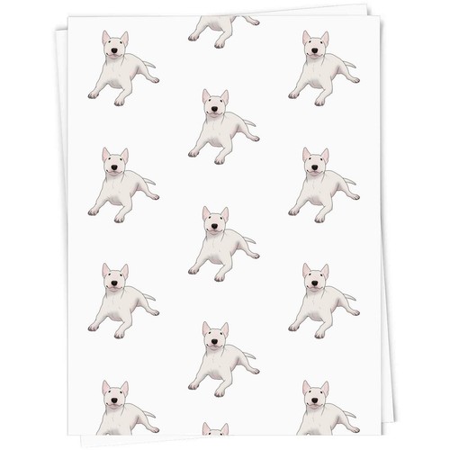 Cute bull terrier gift wrap - gift,