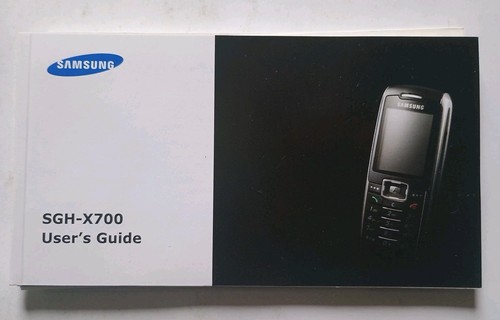 Samsung sgh x700 - samsung, sgh-x700