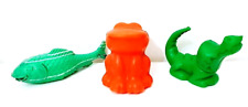 pesce, coccodrillo e rana 70s giochi da spiaggia educativi plastica soffiata