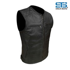 Moto Gilet in pelle da uomo