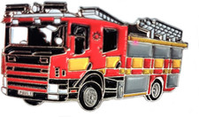 Fuoco Motore Camion Spilla