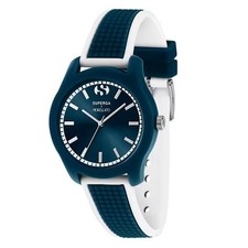 Orologio Ragazzo Morellato X Superga R0151174002 Cassa Blu Cinturino Blu Bianco