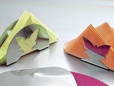 Portatovaglioli Acciaio Doppio