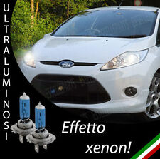 COPPIA LAMPADINE H7 SPECIFICHE PER FORD FIESTA MK6 EFFETTO XENON ULTRALUMINOSI