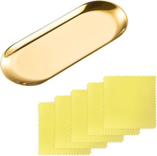 1 Vassoio per Gioielli Dorato