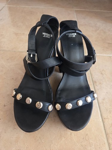 Versace jeans sandali - jeans, neri