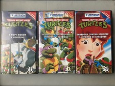Lotto vhs turtles tartarughe - vhs,