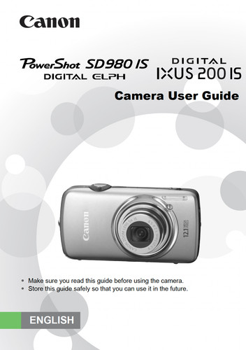 Canon powershot sd980 - canon, ixus
