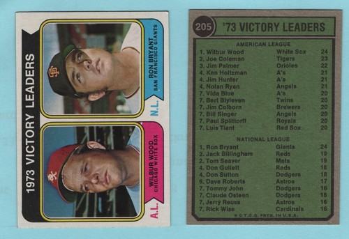 1974 topps 205 victory - 205,
