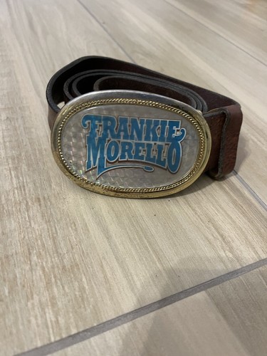 Frankie morello leather belt - morello,