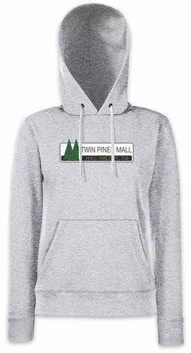 Twin pines mall damen hoodie - twin,