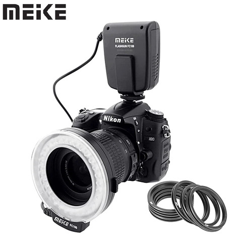 Meike 100 macro led anello - meike, fc-100