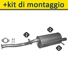 Silenziatore Marmitta Posteriore+ per SUBARU FORESTER IMPREZA 2.0 1995-2005