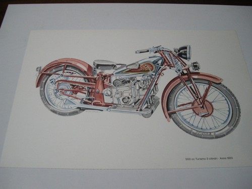 Moto guzzi stampa originale - moto,