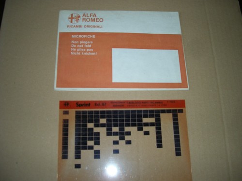 Alfa romeo catalogo ricambi - romeo,