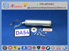 SILENZIATORE GIANNELLI IN ALLUMINIO PER MOTO APRILIA RS DERBI GPR YAMAHA TZR 50