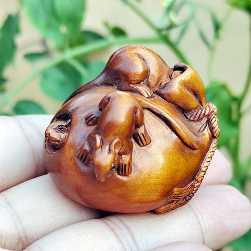 M9043 statuina netsuke in - m9043,