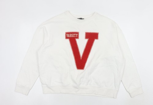 Maglione donna bianco felpa