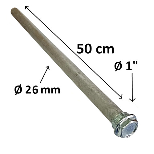 Anodo magnesio cm con - magnesio, 50