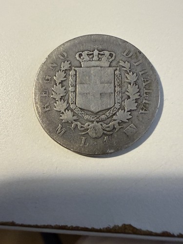 Lira 1863 regno italia - 1,