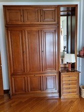 armadio camera da letto modulare  + comodino cassettiera 