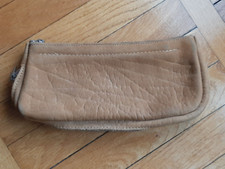 Borsello Porta Pipa e Tabacco in Pelle -Pipe and Tobacco Case Leather - USATO